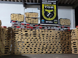PMR apreende mais de 700 quilos de maconha próximo a cidade de Maracaju