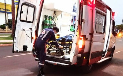 Grave acidente deixa motociclista inconsciente na Avenida Marcelino Pires