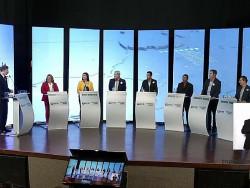 Candidatos trocam alfinetadas e provocações sobre polarização nacional