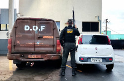Veículo que seria usado para contrabando é apreendido pelo DOF