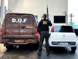 Veículo que seria usado para contrabando é apreendido pelo DOF