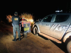 Motociclista que seguia com maconha para Dourados foi preso pela polícia