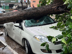 Chuva forte atinge MS em dia de alerta vermelho sobre temporal