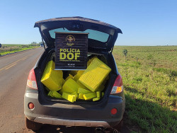 Mais de 600 quilos de maconha são apreendidos na área de fronteira