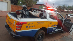 Moto furtada que seria entregue em boca de fumo é recuperada pela GMD