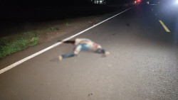 Homem tem cabeça esmagada após acidente na noite de terça-feira