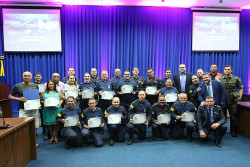 Sessão solene da Câmara celebra 26 anos da Guarda Municipal