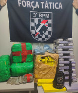 Mulheres são presas em flagrante com drogas no quarto