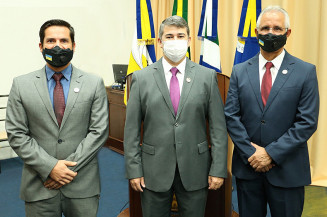 Fabio Luis, Diogo Castilho e Sergio Nogueira, integrantes da CPI (Valdenir Rodrigues)