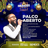 Cultura abre inscrições para o Palco Aberto do Dourados Brilha