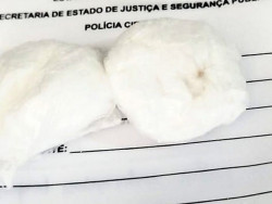 Preso na PED é flagrado por Policiais Penais com cocaína durante vistoria