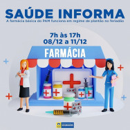Farmácia do PAM funciona em regime de plantão durante folga prolongada