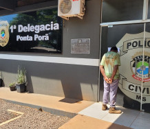 Pai preso em flagrante pelo crime de estupro (Foto: Polícia Civil)