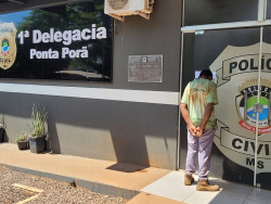 Pai preso em flagrante pelo crime de estupro (Foto: Polícia Civil)