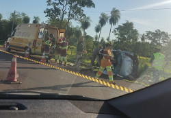 Policial penal morre em acidente entre Dourados e Rio Brilhante