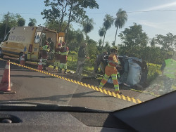 Policial penal morre em acidente entre Dourados e Rio Brilhante