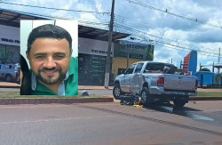 Caminhonete cruza preferencial e mata motociclista em Dourados