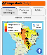 Alerta é mantido pelo Instituto Nacional de Meteorologia (Foto: Reprodução)