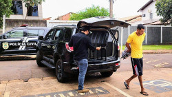 Homem foi preso pelo SIG na manhã de hoje (Foto: Adilson Domingos)