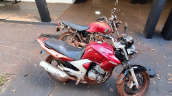 Motocicletas recuperadas pela Polícia Militar (Foto: Adilson Domingos)