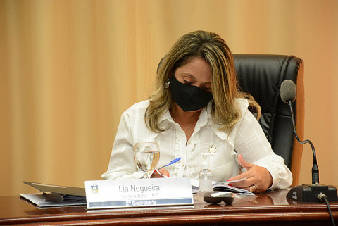 Lia Nogueira justificou afirmando que assessora corria risco de morte (Divulgação)