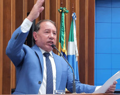 Gerson Claro assume presidência e ALMS inicia ano legislativo