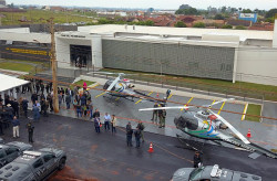Esta é a primeira agenda em Dourados de Eduardo Riedel como governador de Mato Grosso do Sul (Foto: Assessoria)