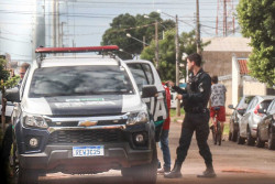 Polícia Militar foi acionada para atender caso de mal súbito em motel (Foto: Campo Grande News)