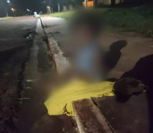 Imagem registrada por populares em Angélica (Foto: Reprodução)