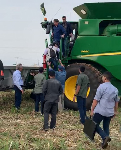 Ultima visita ao MS, Bolsonaro inaugurou estação radar em Corumbá. Imagem: (Arquivo)