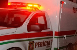 Perícia que atendeu a ocorrência em Santa Catarina (Foto: Reprodução)