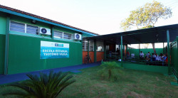 Escola onde ocorreu o fato (Foto: Reprodução)