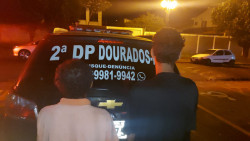Homens presos em Dourados (Foto: Polícia Civil)