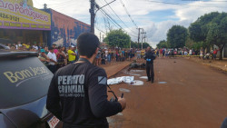 Jovem morreu na tarde de hoje em Dourados (Foto: Adilson Domingos)