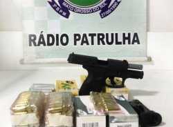 CAC é preso em Dourados após agredir a mãe e ameaçar prima com pistola