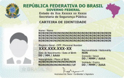 Nova carteira de identidade (Foto: Reprodução)