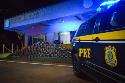 PRF apreende 393 quilos de cocaína que saíram de Mato Grosso