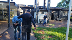 Osmar Pinheiro, preso na manhã de hoje acusado de matar Fernandes Donizete de Oliveira (Foto: Adilson Domingos)