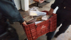 PM encontra caixa cheia de maconha dentro de valeta em Dourados