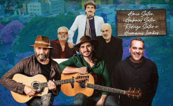 Almir Sater se apresenta com irmão, filhos e trio na Festa Junina