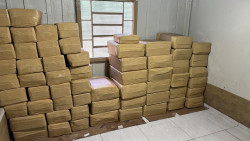 Polícia Federal encontra duas toneladas de maconha em casa na fronteira