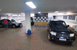 Dois são presos com uma tonelada de maconha no distrito de Itahum