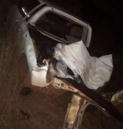 Registro do acidente a noite de ontem (Foto:  Tudo do MS)