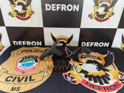 Apreensão realizada pela Defron em Dourados (Foto: Assessoria)