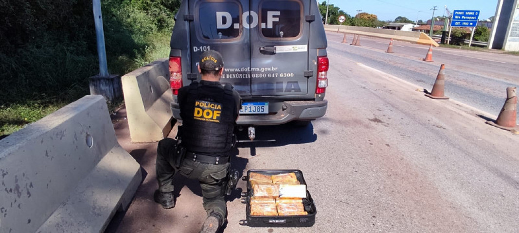 Droga apreendida em Corumbá (Foto: Assessoria)