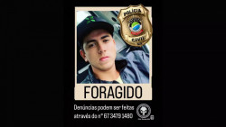 Suspeito de matar jogador de futebol é procurado pela polícia (Foto: Divulgação)