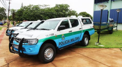 Viaturas da Polícia Militar (Foto: Reprodução)