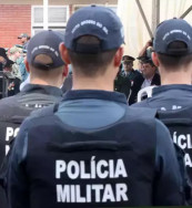 Policiais militares durante formatura em 2022 (Foto:Campo Grande News)