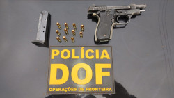 Apreensão de arma e munições (Foto: Assessoria/DOF)