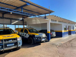 Base operacional da PMR em Nova Andradina (Foto: Jornal da Nova)